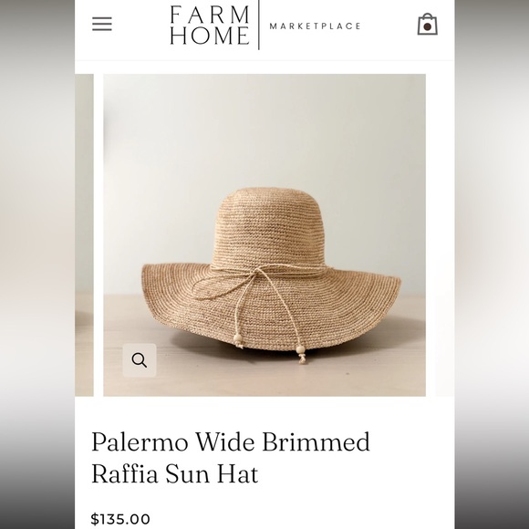 Accessories - Palermo Wide Brimmed Raffia Sun Hat
